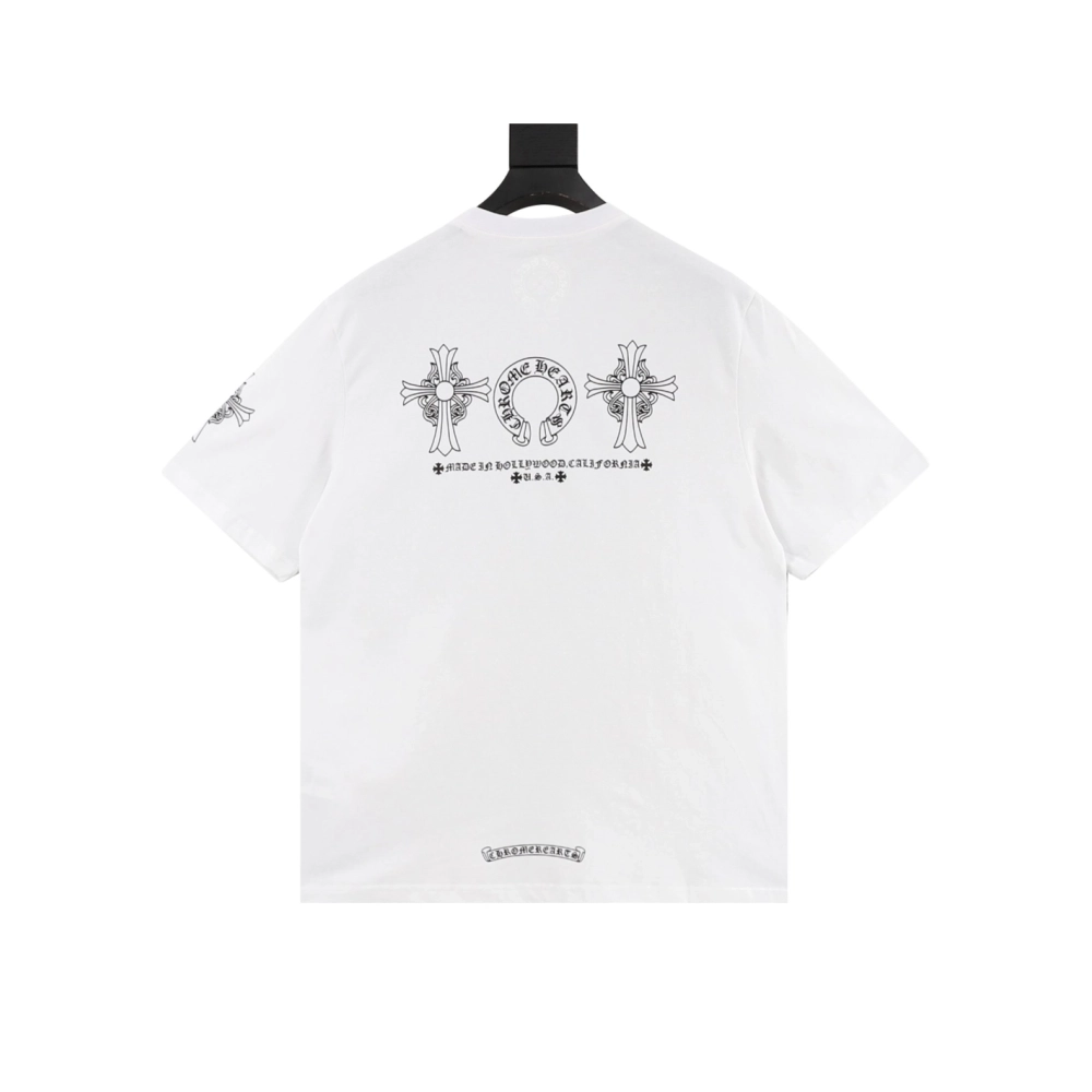 Chrome Hearts Cross Horseshoe Print Short Sleeve 228