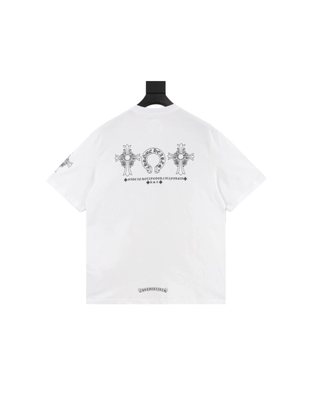 Chrome Hearts Cross Horseshoe Print Short Sleeve 228