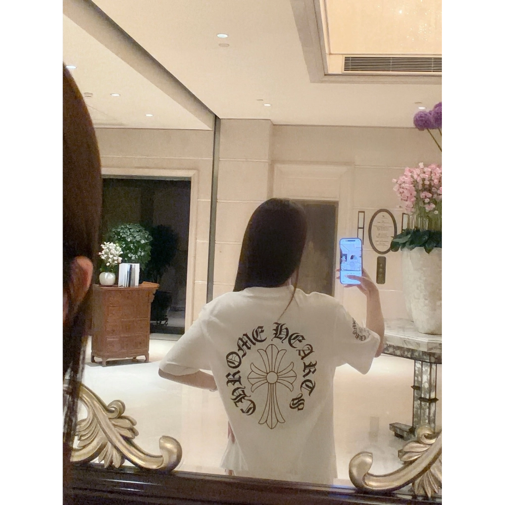 Chrome Hearts Cross Horseshoe Print Short Sleeve 228