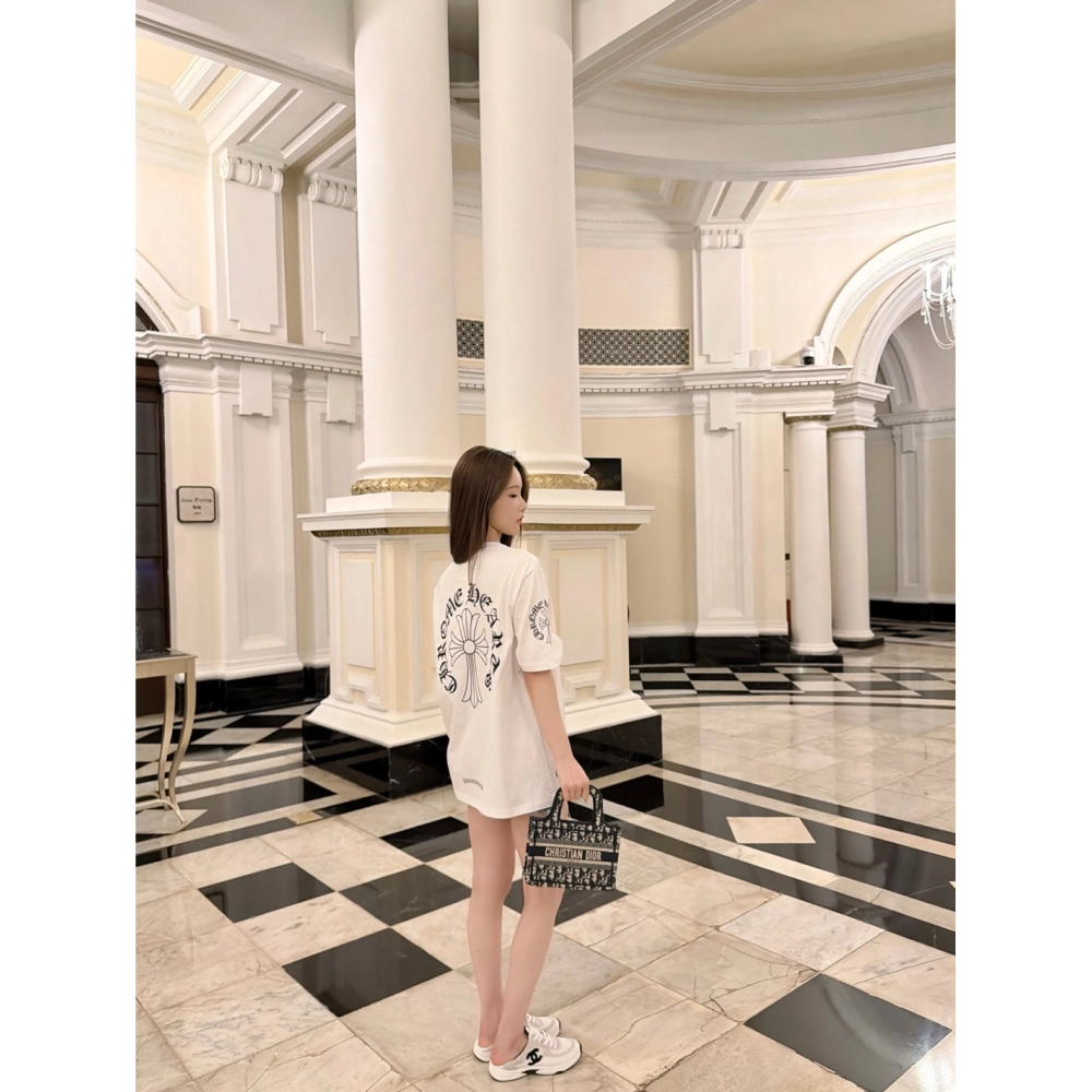 Chrome Hearts Cross Horseshoe Print Short Sleeve 228