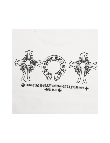 Chrome Hearts Cross Horseshoe Print Short Sleeve 228