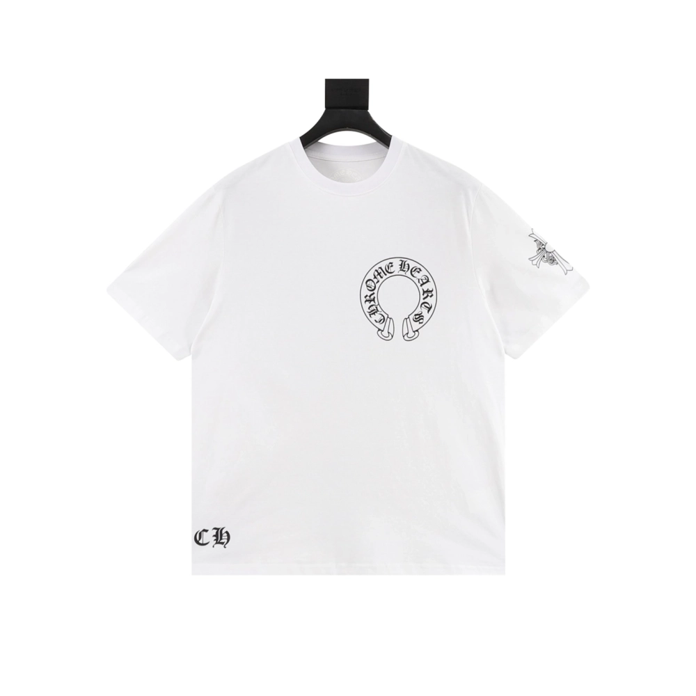 Chrome Hearts Cross Horseshoe Print Short Sleeve 228