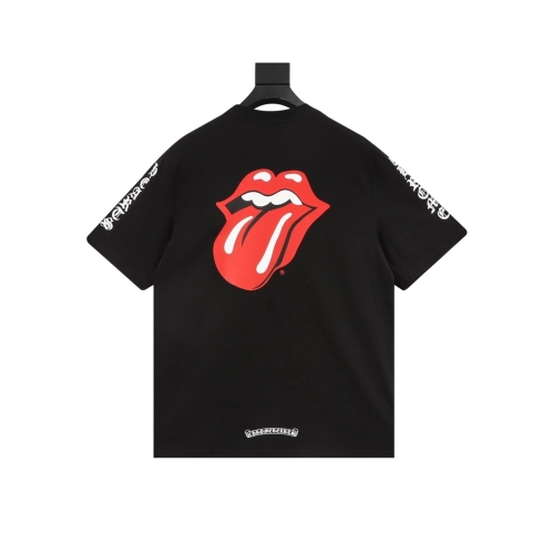 Chrome Hearts Large Tongue Print Short Sleeve 230