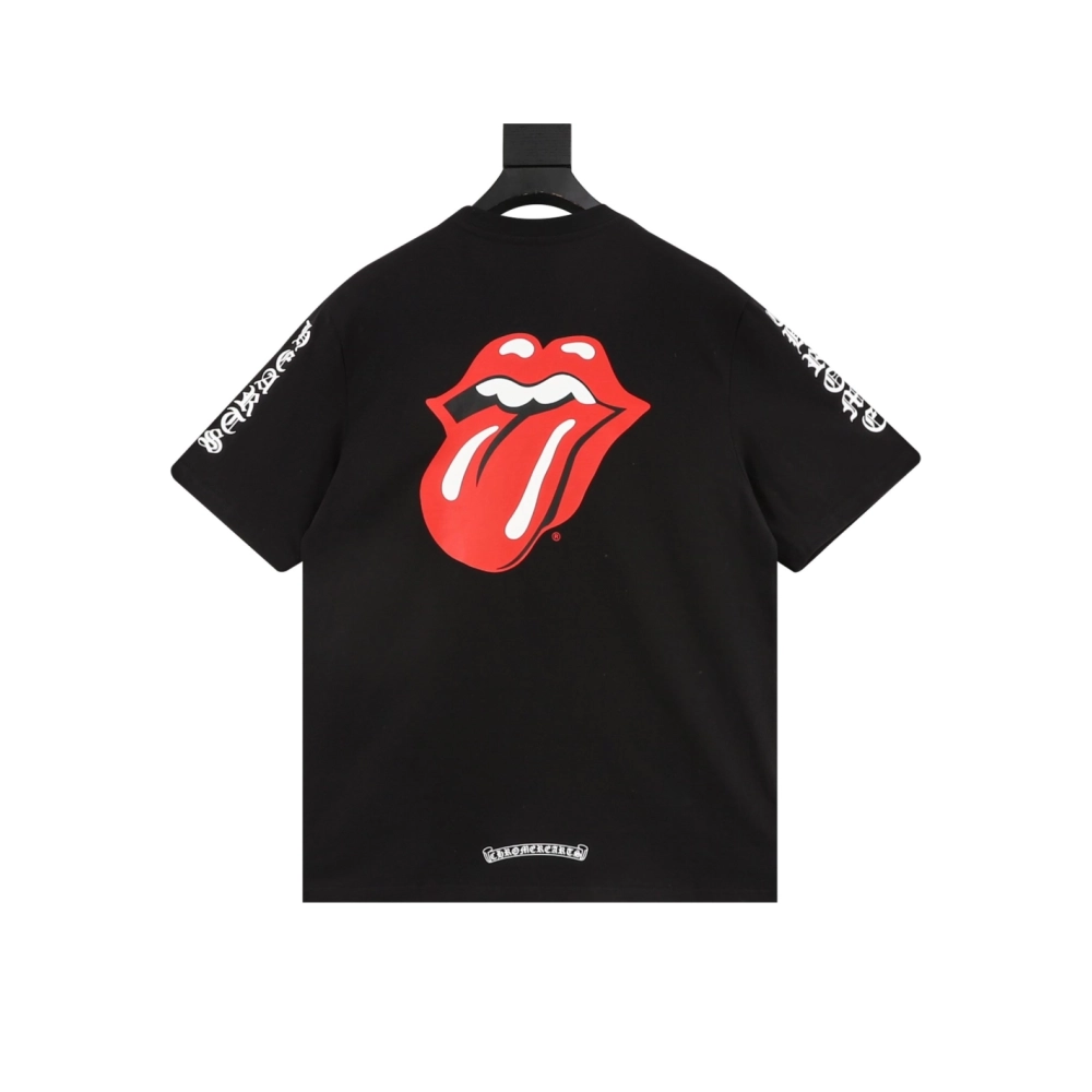 Chrome Hearts Large Tongue Print Short Sleeve 230