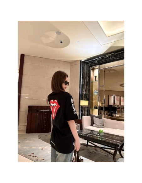Chrome Hearts Large Tongue Print Short Sleeve 230