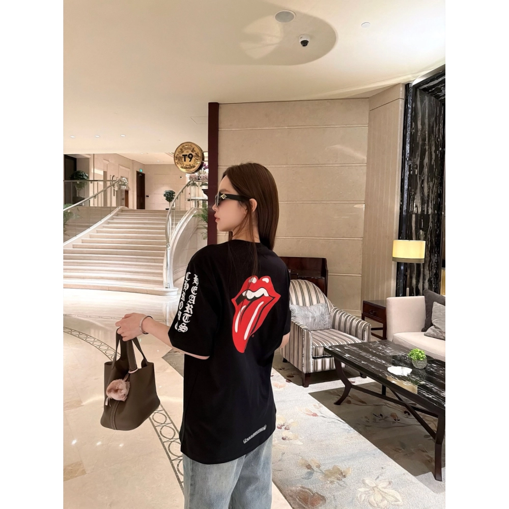 Chrome Hearts Large Tongue Print Short Sleeve 230