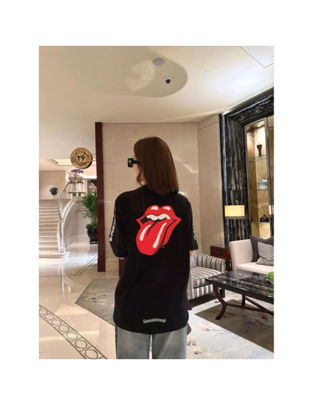 Chrome Hearts Large Tongue Print Short Sleeve 230