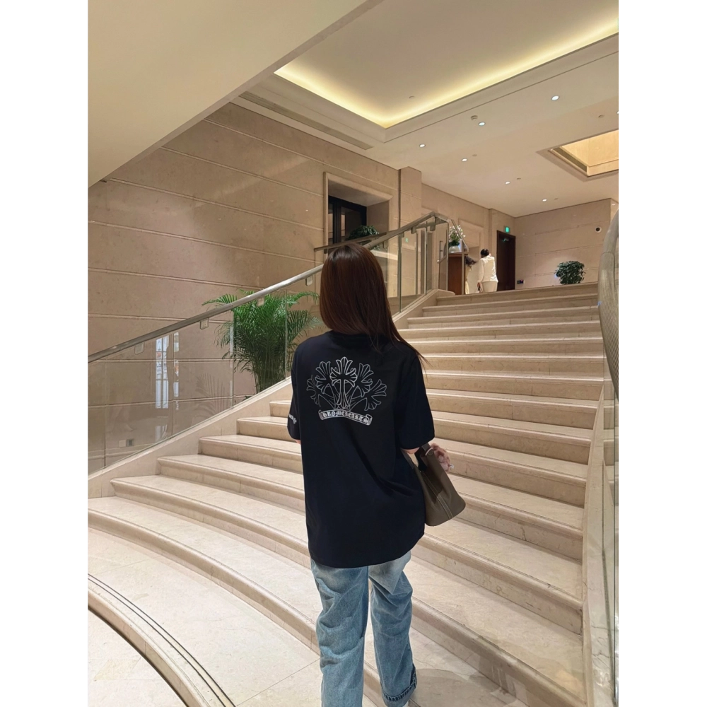 Chrome Hearts Sketch Cross Print Short Sleeve 232