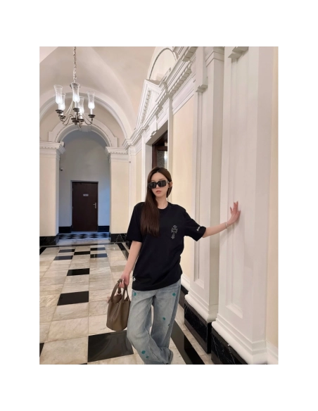 Chrome Hearts Sketch Cross Print Short Sleeve 232