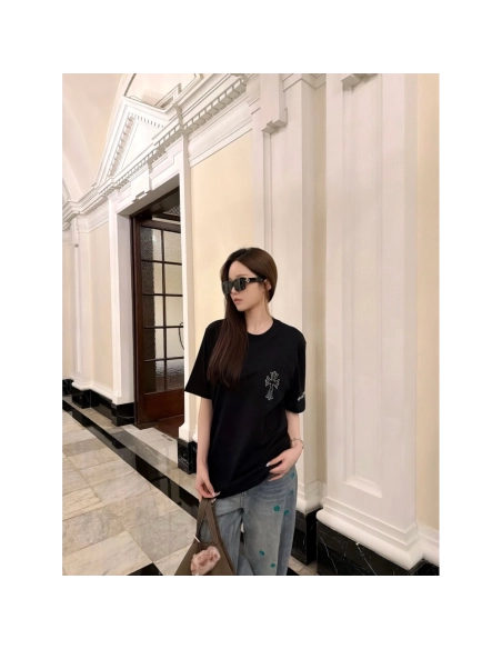 Chrome Hearts Sketch Cross Print Short Sleeve 232