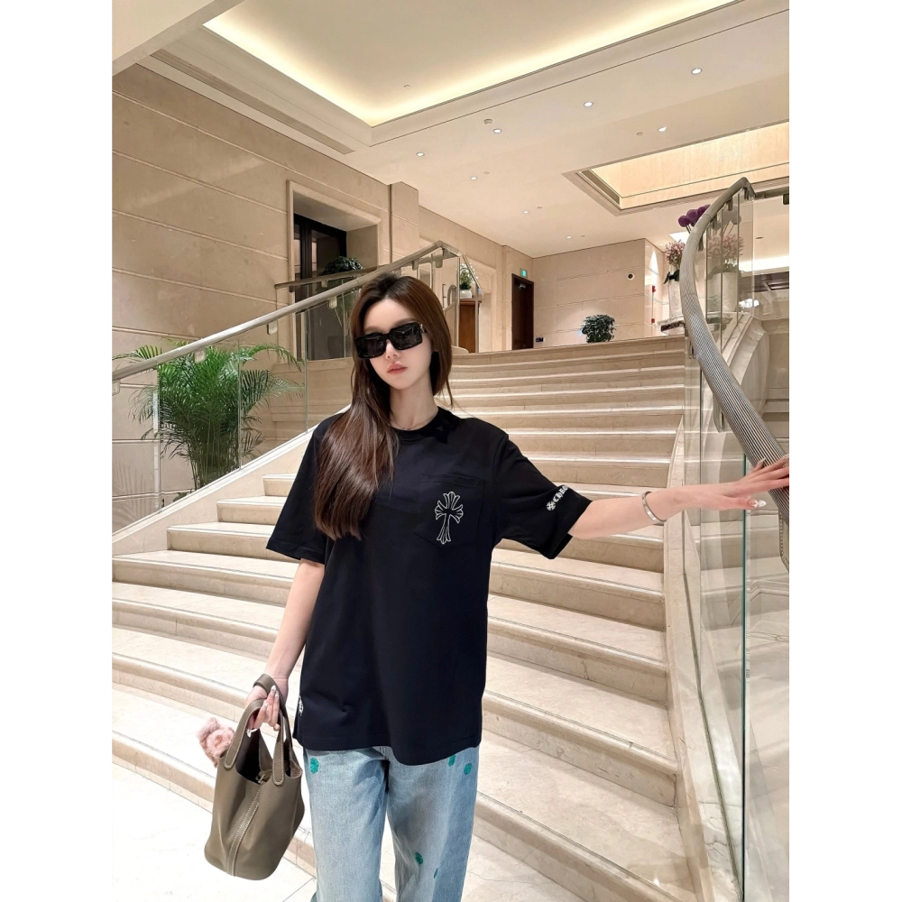 Chrome Hearts Sketch Cross Print Short Sleeve 232