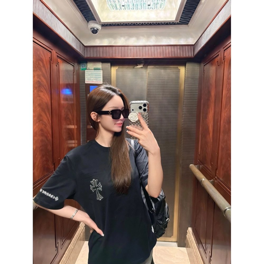 Chrome Hearts Sketch Cross Print Short Sleeve 232