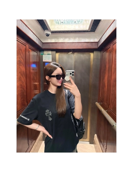 Chrome Hearts Sketch Cross Print Short Sleeve 232