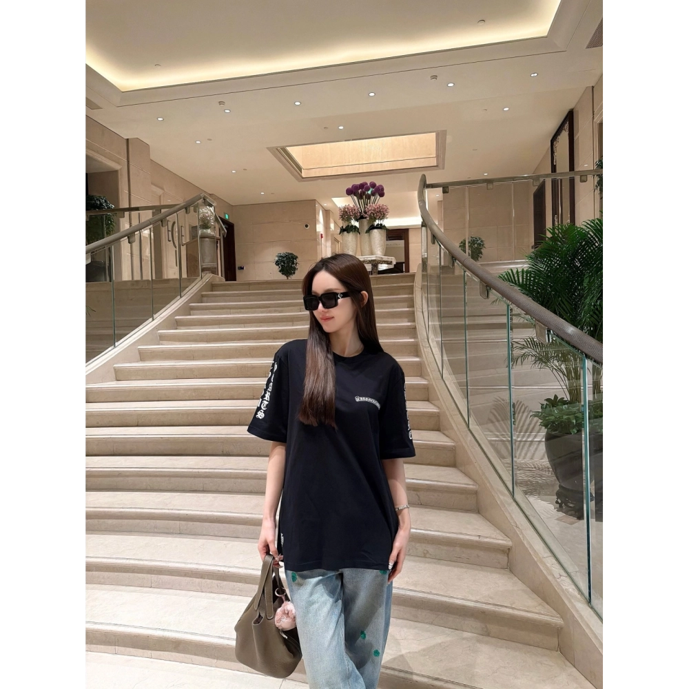 Chrome Hearts Sketch Cross Print Short Sleeve 232