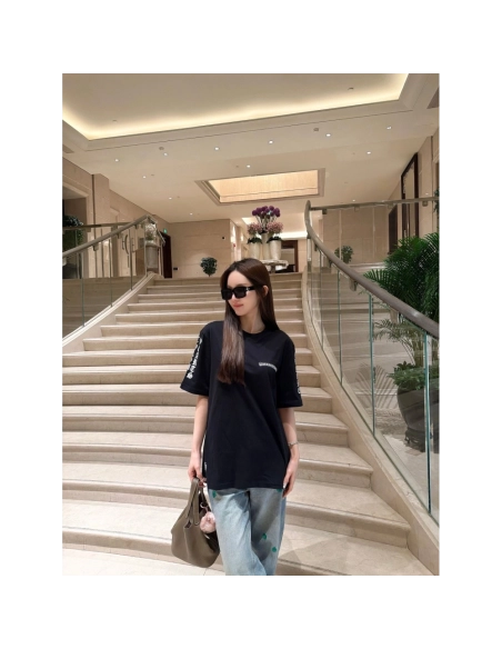 Chrome Hearts Sketch Cross Print Short Sleeve 232