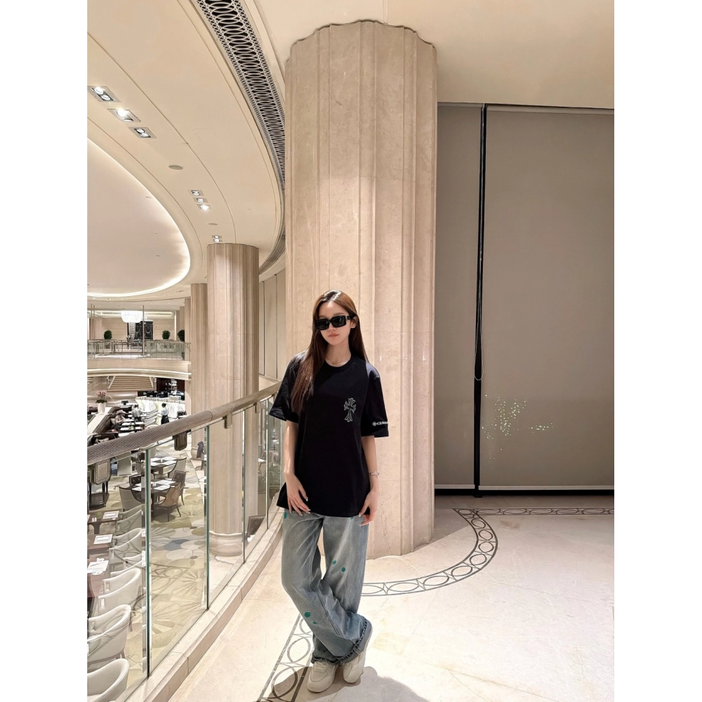 Chrome Hearts Sketch Cross Print Short Sleeve 232