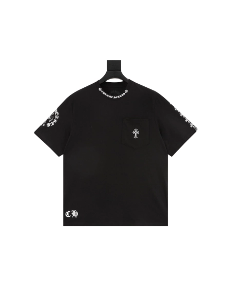 Chrome Hearts Sketch Cross Print Short Sleeve 232