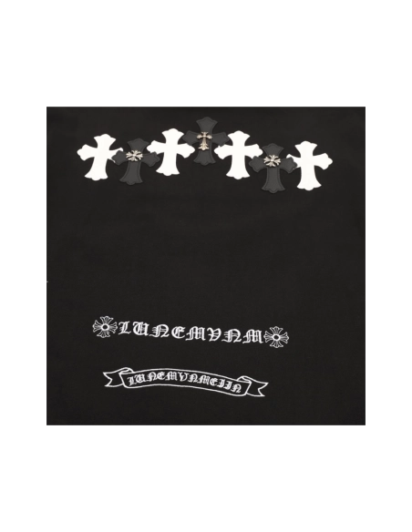 Chrome Hearts Leather Patch Cross Hardware Short Sleeve 233