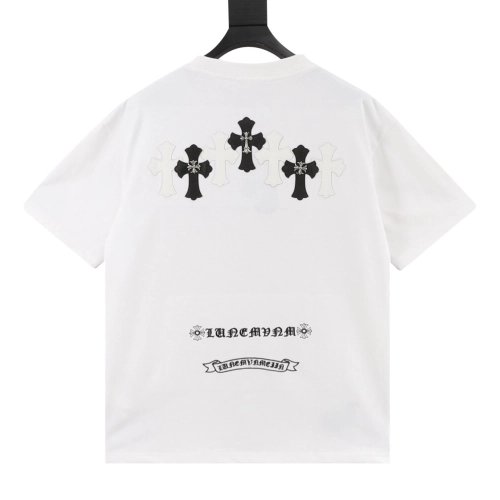 Chrome Hearts Leather Patch Cross Hardware Short Sleeve 234