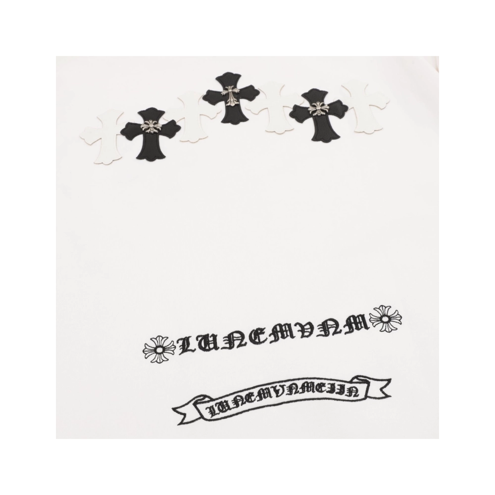 Chrome Hearts Leather Patch Cross Hardware Short Sleeve 234