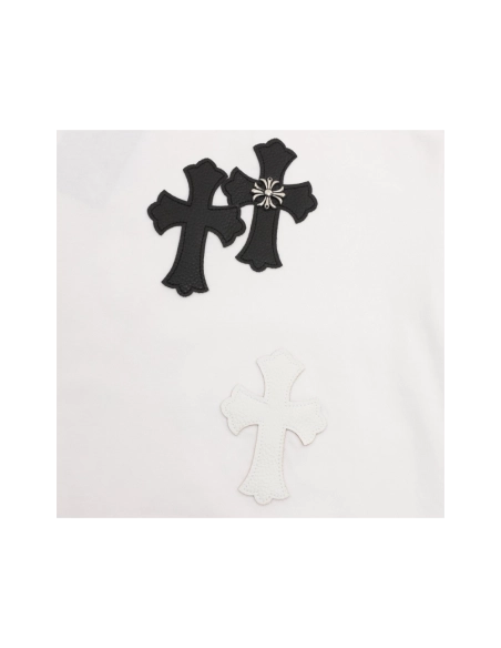 Chrome Hearts Leather Patch Cross Hardware Short Sleeve 234
