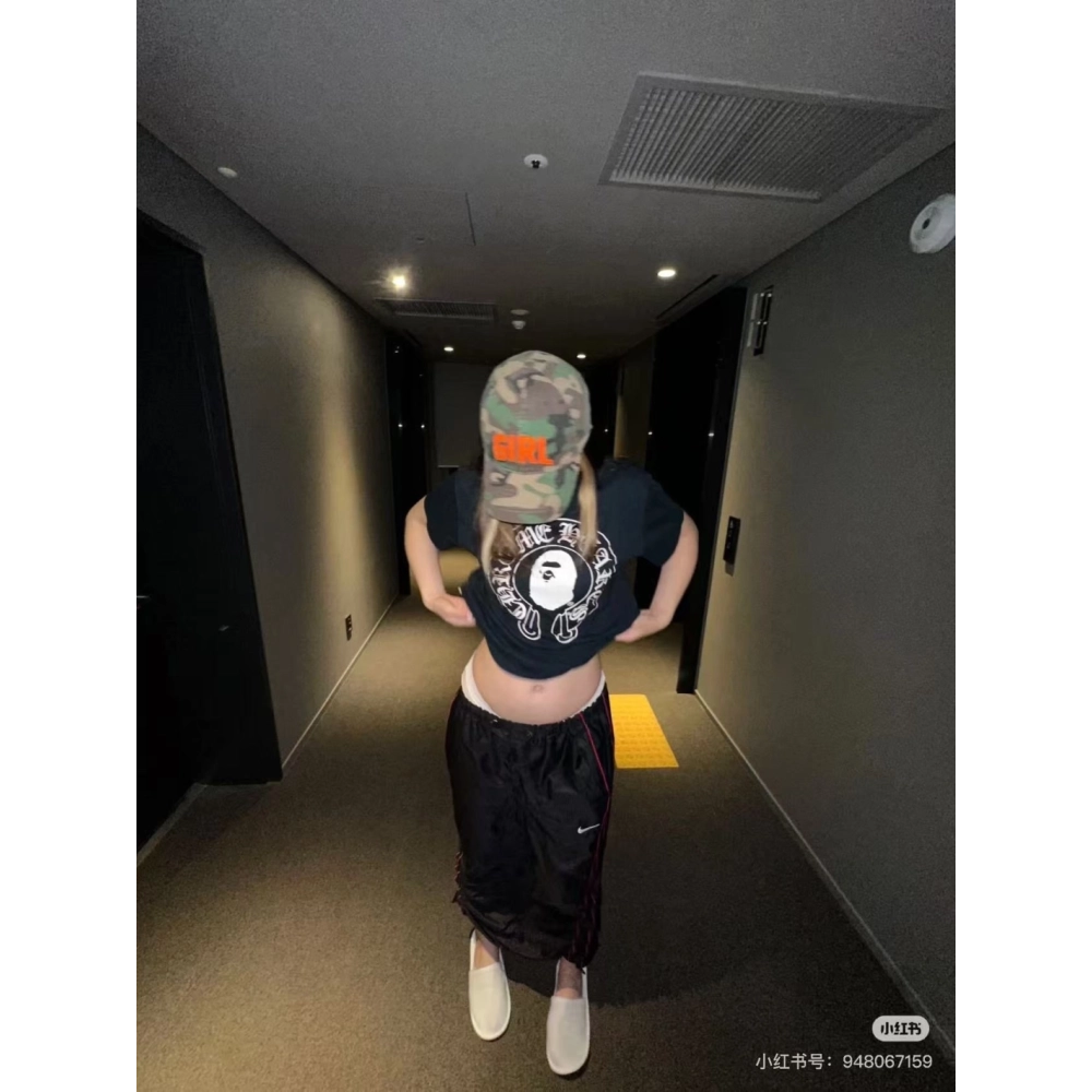 Chrome Hearts BAPE Collab Letter Print Short Sleeve 235