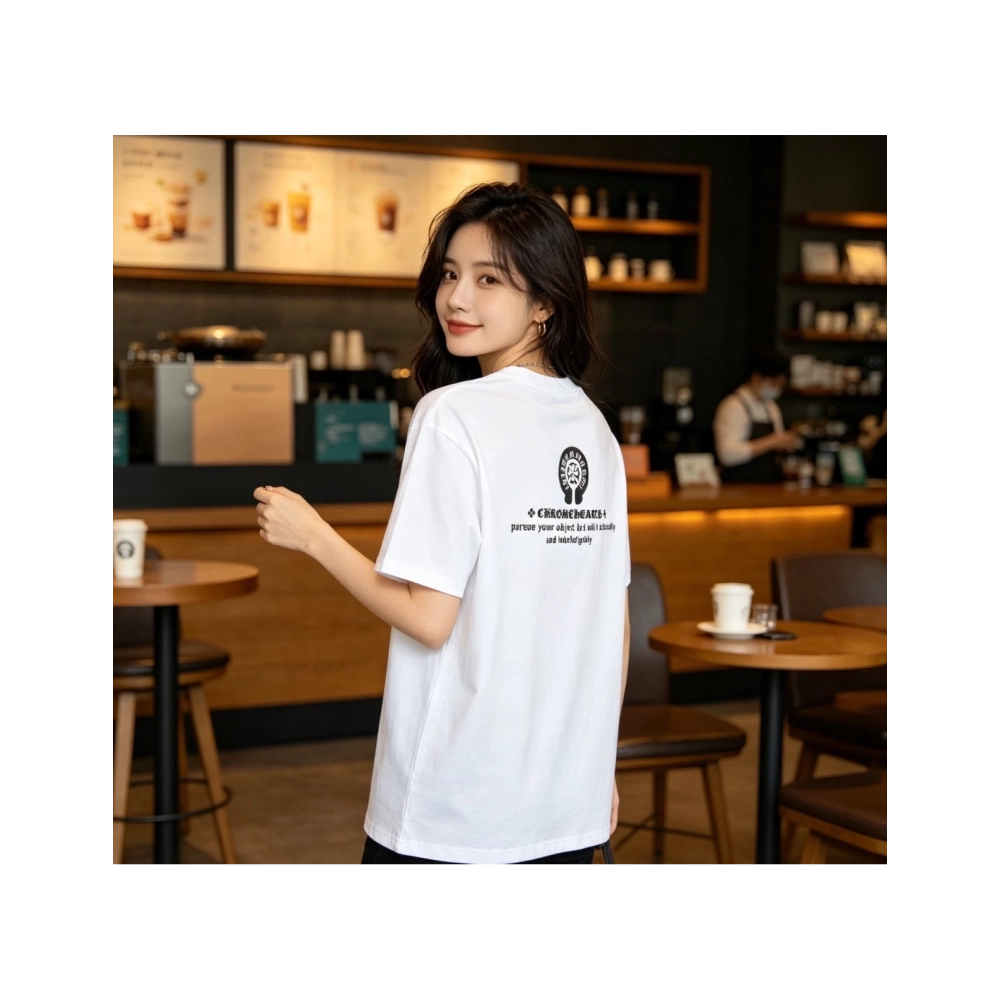 Chrome Hearts Horseshoe Print Short Sleeve 238