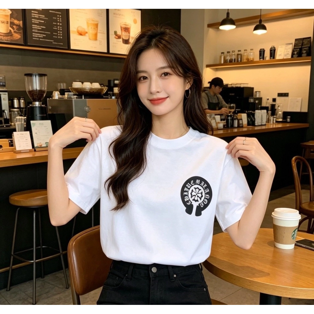 Chrome Hearts Horseshoe Print Short Sleeve 238