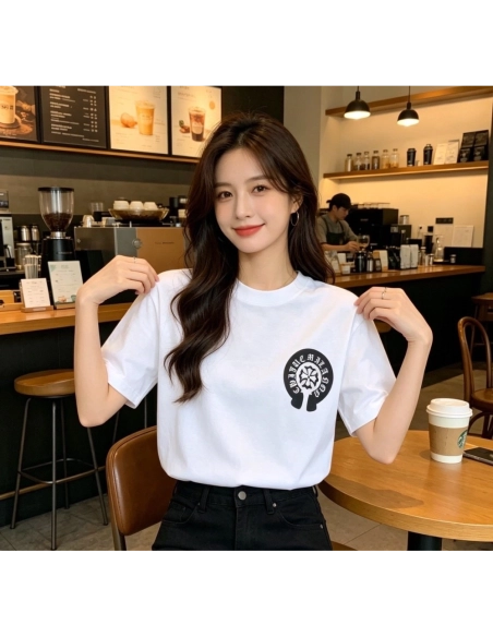 Chrome Hearts Horseshoe Print Short Sleeve 238
