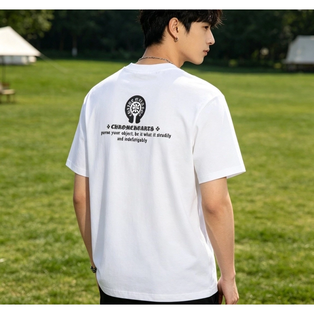Chrome Hearts Horseshoe Print Short Sleeve 238
