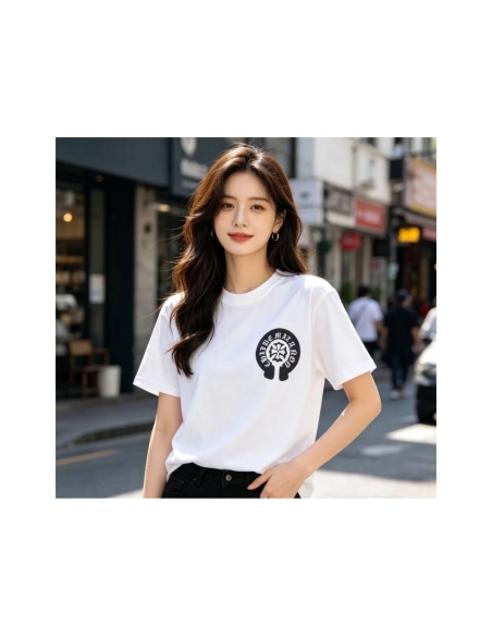 Chrome Hearts Horseshoe Print Short Sleeve 238
