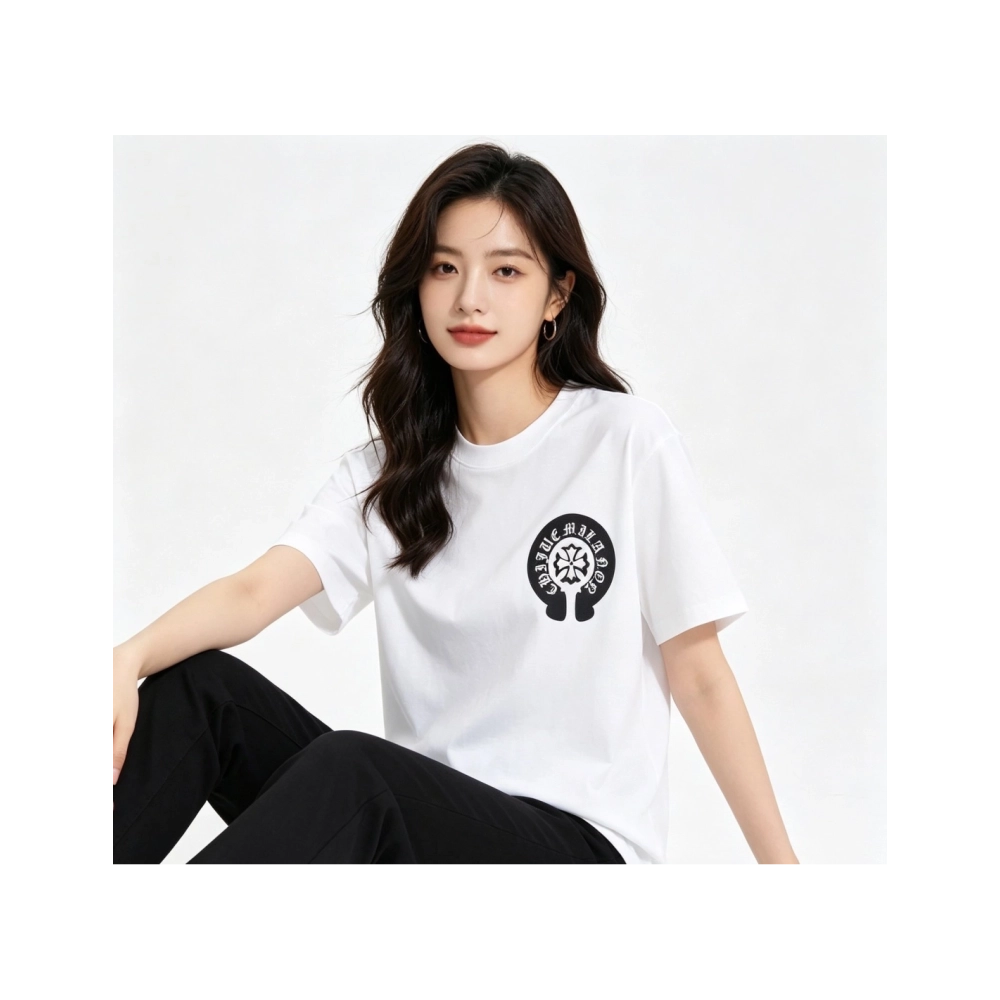 Chrome Hearts Horseshoe Print Short Sleeve 238
