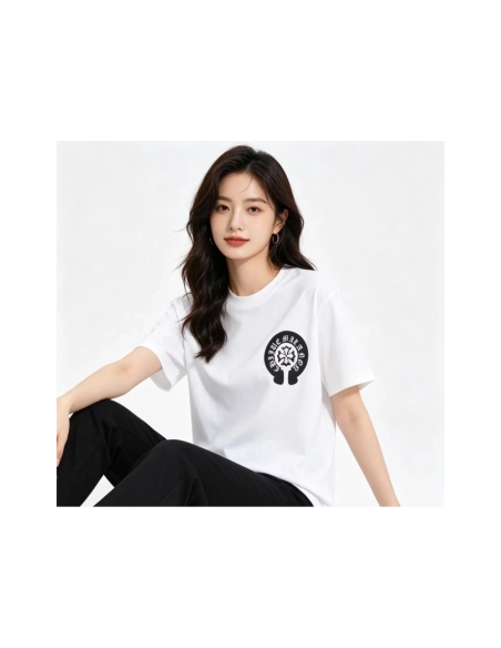 Chrome Hearts Horseshoe Print Short Sleeve 238