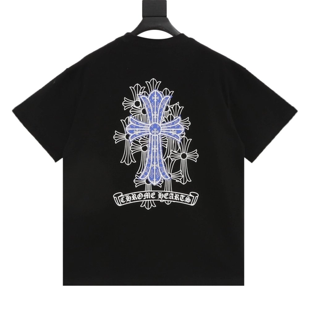 Chrome Hearts Blue Multi-Cross Short Sleeve 239