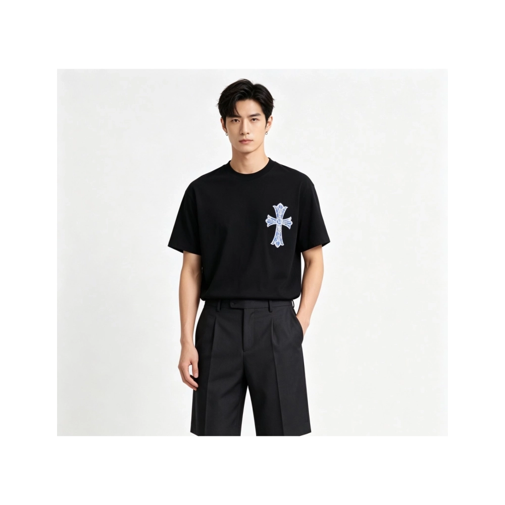 Chrome Hearts Blue Multi-Cross Short Sleeve 239