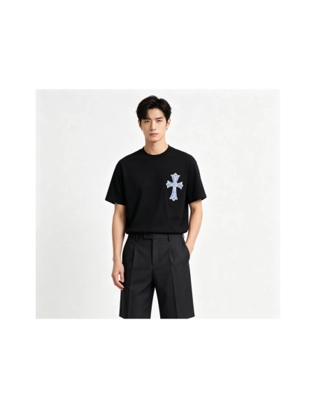 Chrome Hearts Blue Multi-Cross Short Sleeve 239