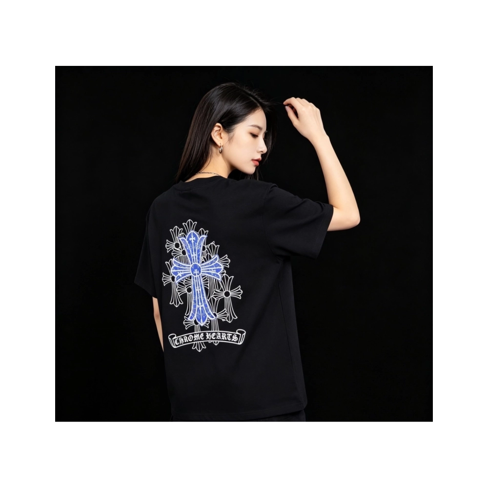 Chrome Hearts Blue Multi-Cross Short Sleeve 239