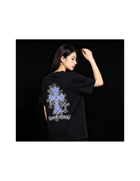 Chrome Hearts Blue Multi-Cross Short Sleeve 239