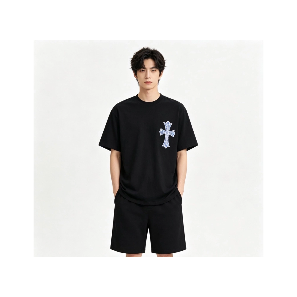 Chrome Hearts Blue Multi-Cross Short Sleeve 239