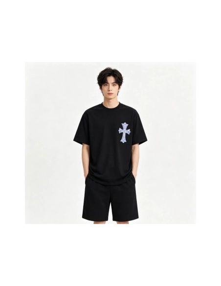 Chrome Hearts Blue Multi-Cross Short Sleeve 239