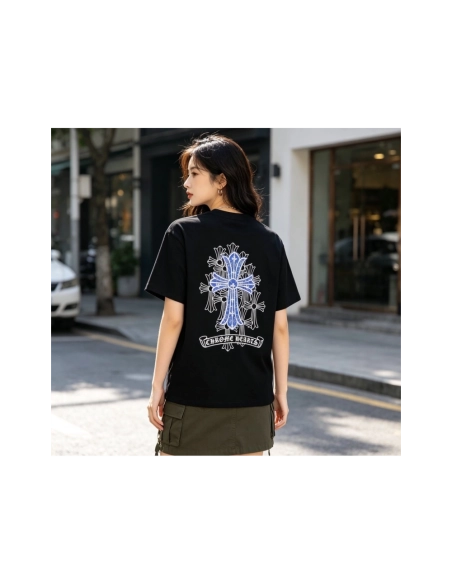 Chrome Hearts Blue Multi-Cross Short Sleeve 239