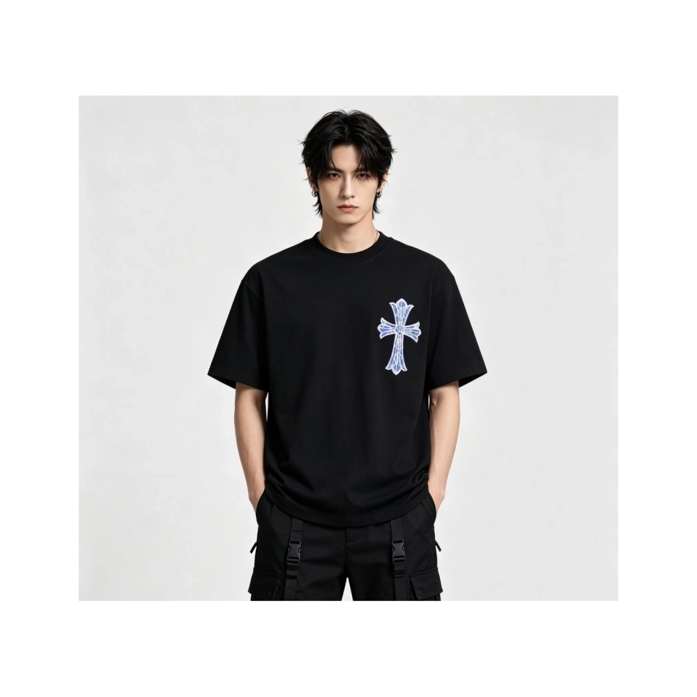 Chrome Hearts Blue Multi-Cross Short Sleeve 239
