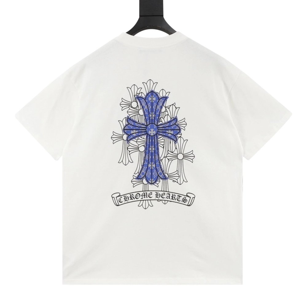 Chrome Hearts Blue Multi-Cross Short Sleeve 240