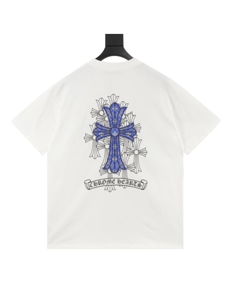 Chrome Hearts Blue Multi-Cross Short Sleeve 240