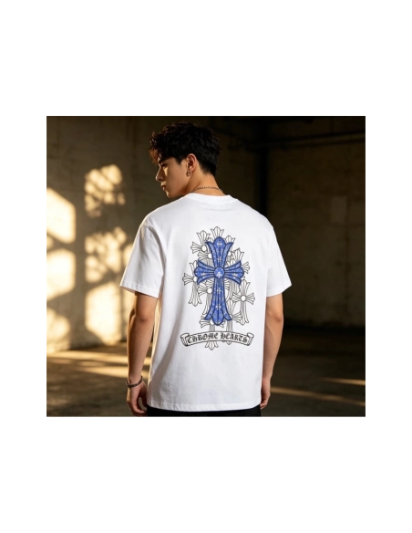 Chrome Hearts Blue Multi-Cross Short Sleeve 240
