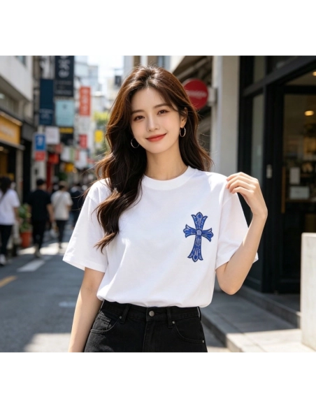 Chrome Hearts Blue Multi-Cross Short Sleeve 240