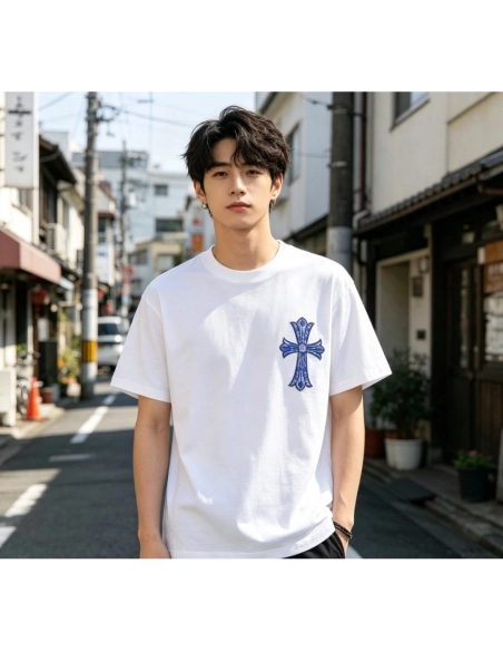 Chrome Hearts Blue Multi-Cross Short Sleeve 240