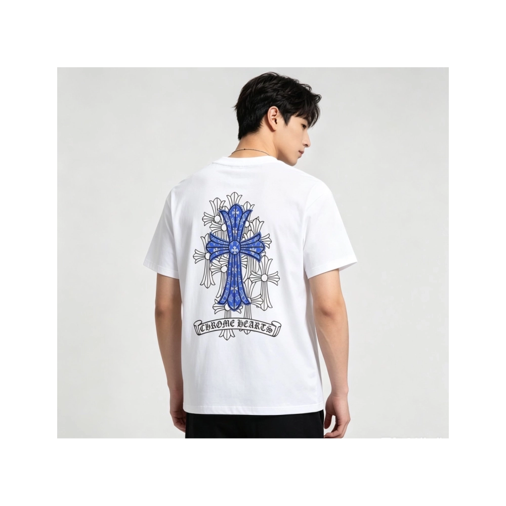 Chrome Hearts Blue Multi-Cross Short Sleeve 240