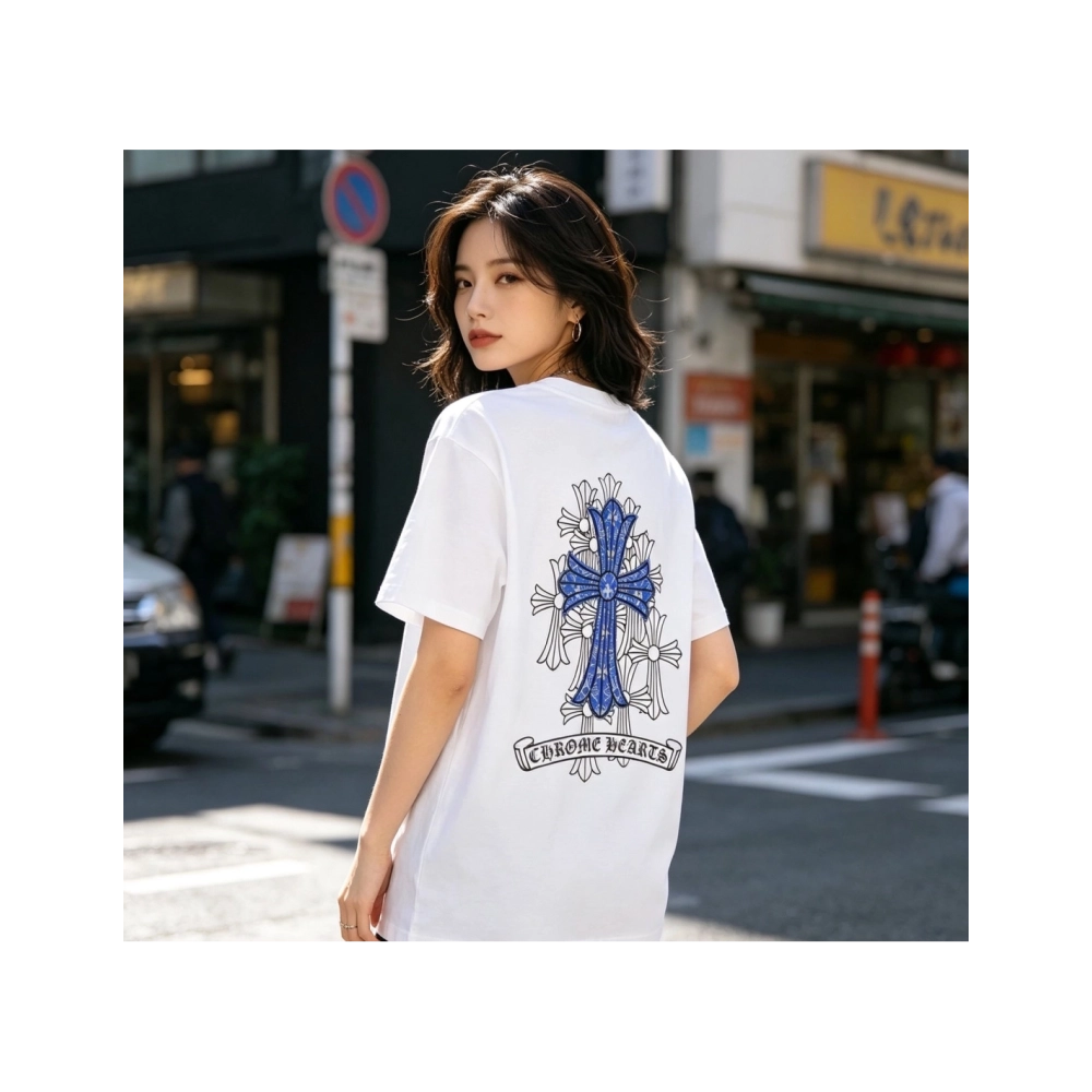 Chrome Hearts Blue Multi-Cross Short Sleeve 240