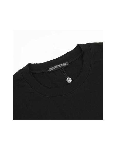 Chrome Hearts Horseshoe Burnout Patch Embroidery Distressed Short Sleeve 241